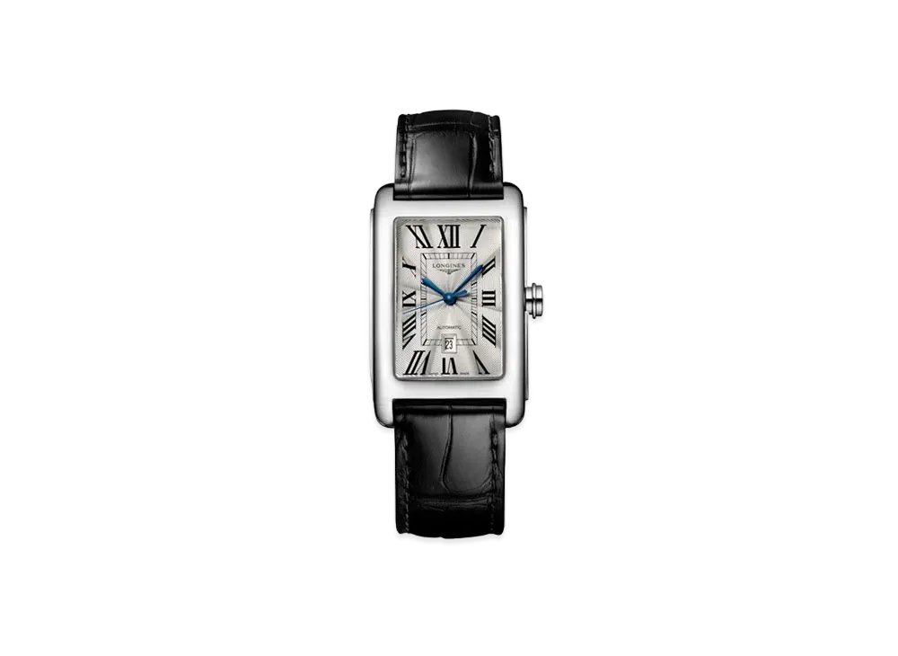 Longines Dolcevita 27.70 x 43.80 mm "Silver Franke/Stainless Steel/Black" L5.757.4.71.0