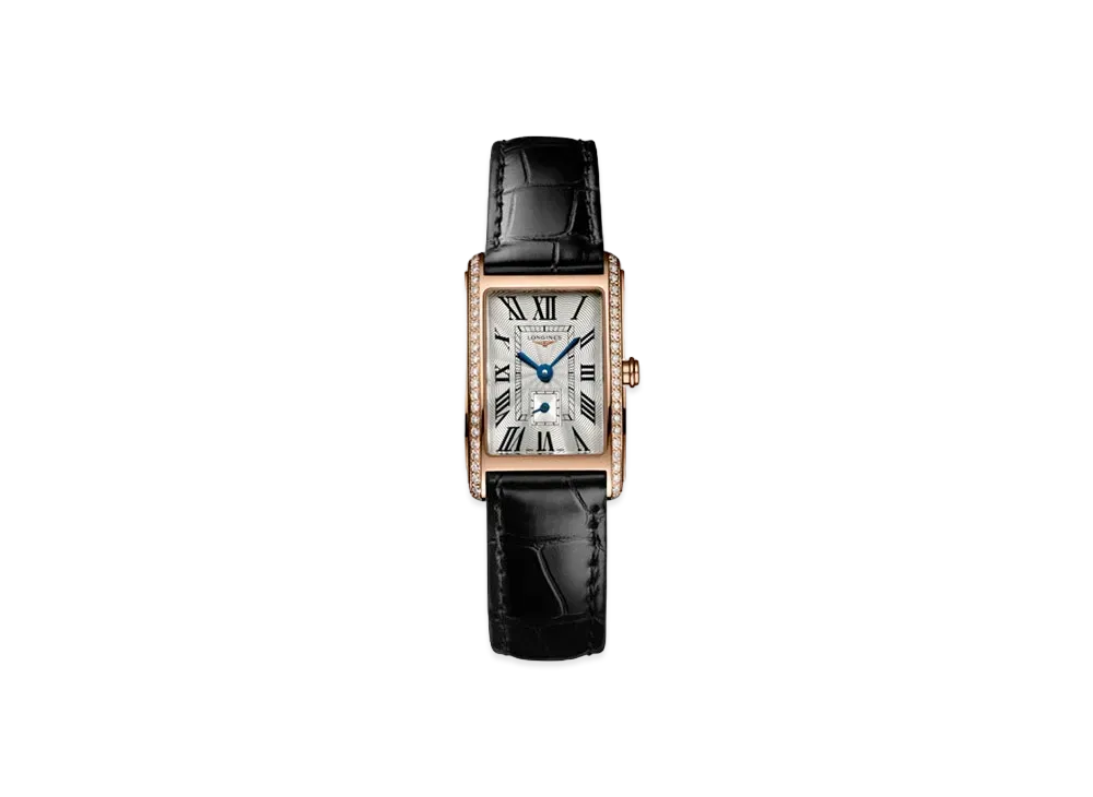 Longines Dolcevita 20.50 x 32.00 mm "Silver Franke/Pink Gold/Black" L5.255.9.71.0