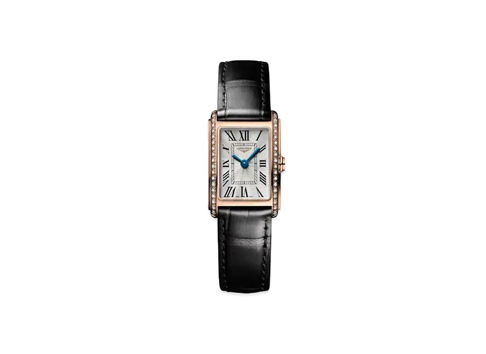 Longines Dolcevita 17.70 x 27.00 mm "Silver Franke/Pink Gold/Black" L5.258.9.71.0