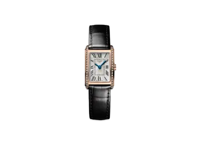 Longines Dolcevita 17.70 x 27.00 mm "Silver Franke/Pink Gold/Black" L5.258.9.71.0