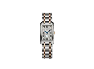 Longines Dolcevita 20.80 x 32.00 mm "Silver Franke/Stainless Steel/Pink Gold Crown" L5.255.5.79.7