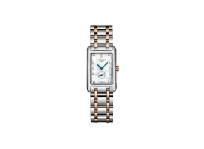 Longines Dolcevita 20.80 x 32.00 mm "White Mother-of-Pearl/Stainless Steel/Pink Gold Crown" L5.255.5.87.7