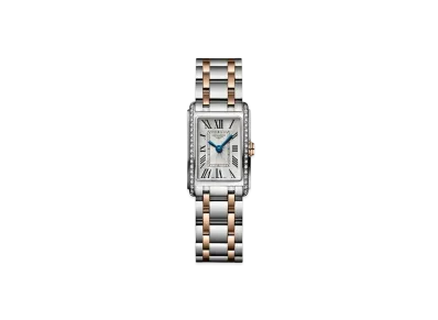 Longines Dolcevita 17.70 x 27.00 mm "Silver Franke/Stainless Steel/Pink Gold Crown" L5.258.5.79.7