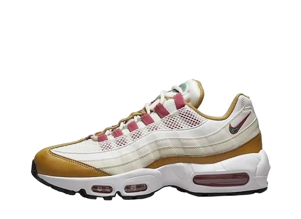 Nike Women's Air Max 95 Powerwall "Summit White/Green Noise/Wheat"