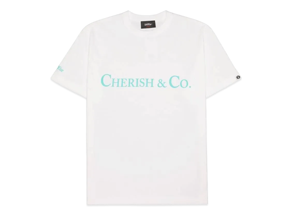 SAPEur Cherish & Co S/S Tee "White"