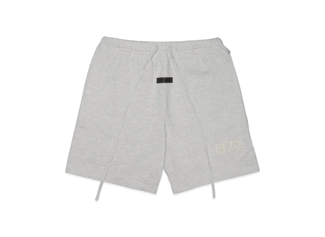 FEAR OF GOD ESSENTIALS 1977 SHORTS "Light Oatmeal"