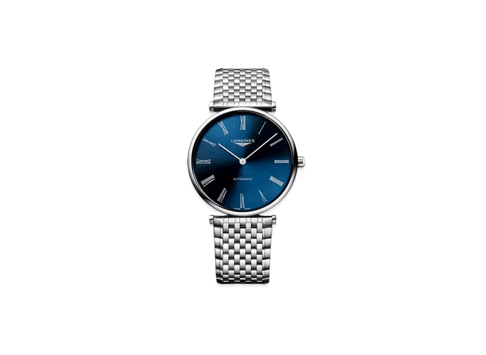 Longines La Grande Classique de Longines 38.00mm "Blue Sun Ray/Stainless Steel" L4.918.4.94.6