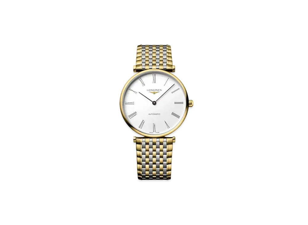 Longines La Grande Classique de Longines 38.00mm "White/Yellow/Stainless Steel" L4.918.2.11.7