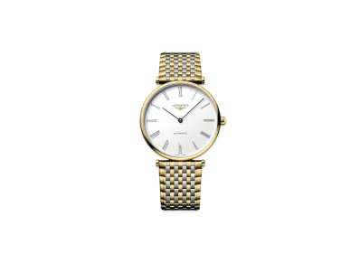 Longines La Grande Classique de Longines 38.00mm "White/Yellow/Stainless Steel" L4.918.2.11.7