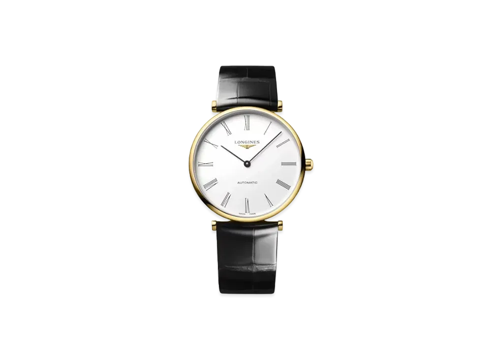 Longines La Grande Classique de Longines 38.00mm "White/Yellow/Black" L4.918.2.11.2