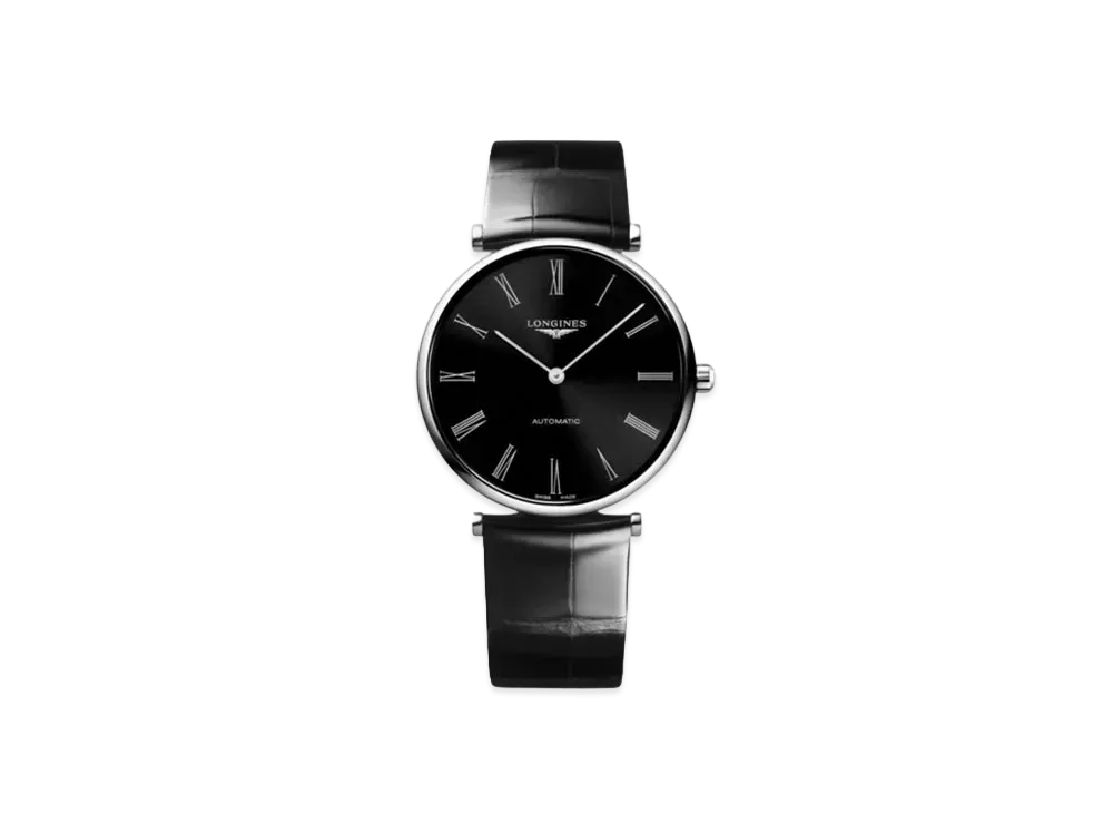 Longines La Grande Classique de Longines 38.00mm "Black Sun Ray/Stainless Steel/Black" L4.918.4.51.2