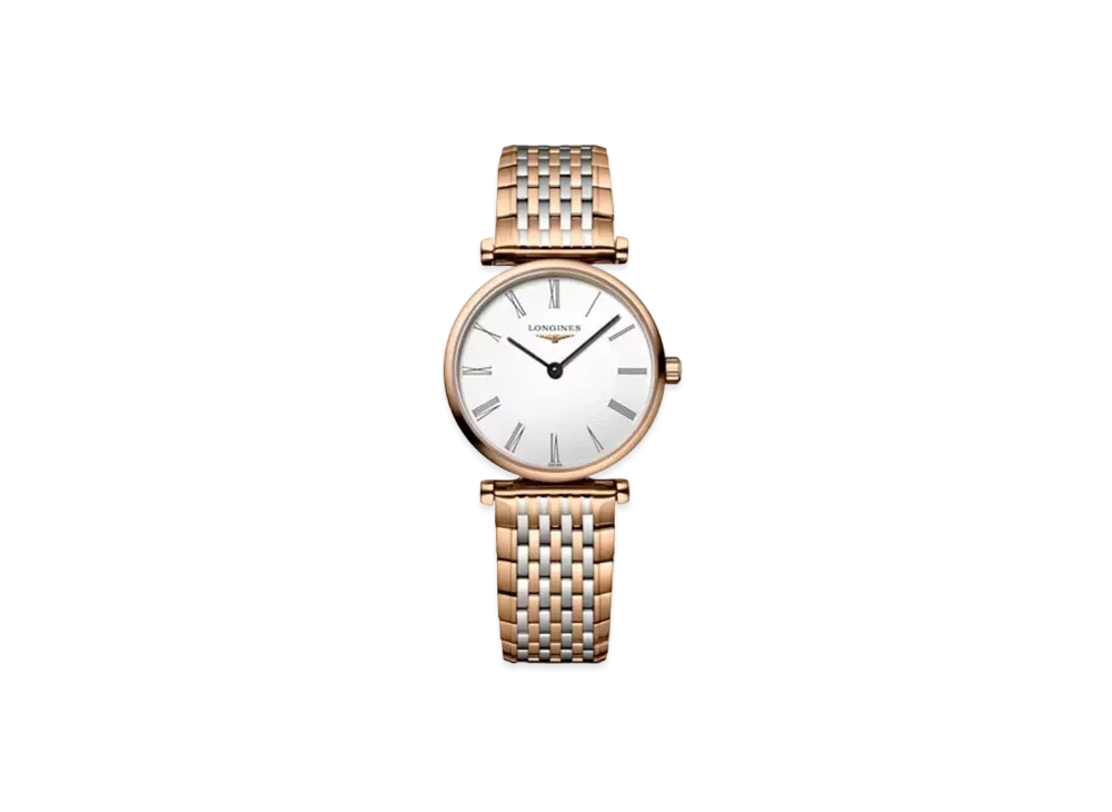 Longines La Grande Classique de Longines 24.00mm "White/Red/Stainless Steel" L4.209.1.91.7