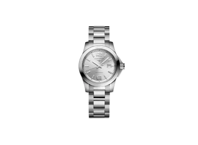 Longines Conquest 29.50mm "Silver Sun Ray/Stainless Steel" L3.376.4.76.6