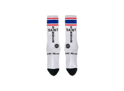 SAINT Mxxxxxx Socks/USA "White"