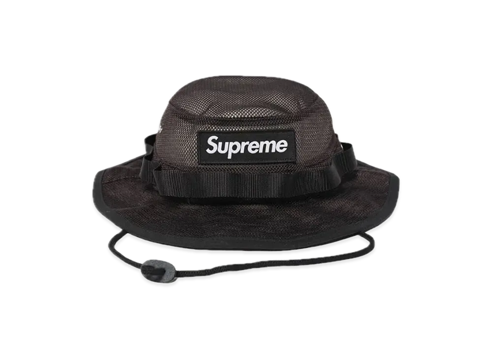Supreme Mesh Cordura Boonie "Black"