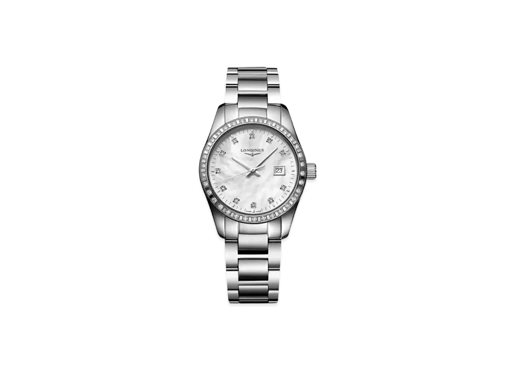 Longines Conquest Classic 29.50mm "White Mother-of-Pearl/Stainless Steel" L2.286.0.87.6