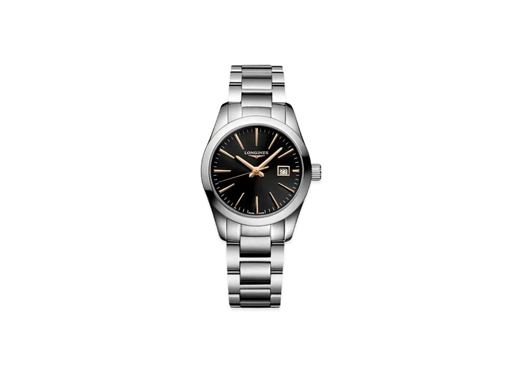 Longines Conquest Classic 29.50mm "Black/Stainless Steel" L2.286.4.52.6