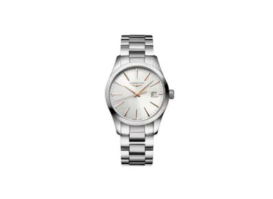 Longines Conquest Classic 34.00mm "Silver Sun Ray/Stainless Steel" L2.386.4.72.6
