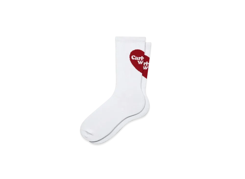 Carhartt Heart Socks "White"