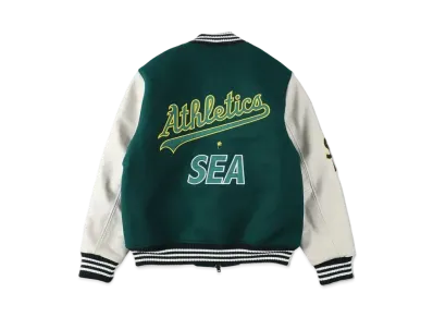 WIND AND SEA x MLB Versity Jacket "Athletics"