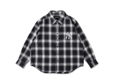 WIND AND SEA x MLB Check Shirt "Yankees"