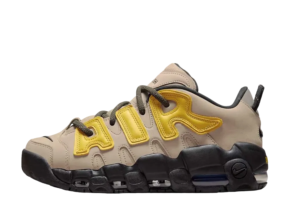 AMBUSH × Nike Air More Uptempo Low "Vivid Sulfur and Limestone"