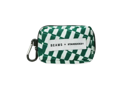 BEAMS x STARBUCKS Mini Pouch "Checker"