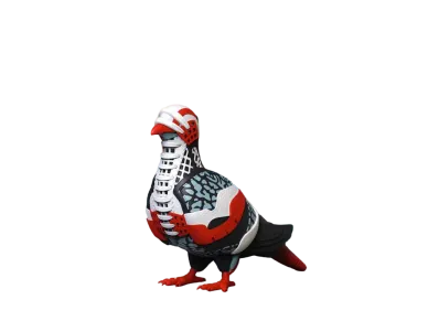 Mighty Jaxx PIGEON IN FLIGHT BY JEFF STAPLE "MULTI"