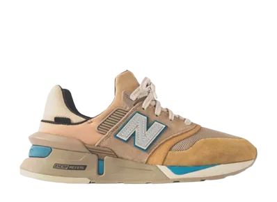 KITH × nonnative × New Balance 997S "Brown/Black/Cobalt Blue"