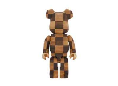 Bearbrick Karimoku fragmentdesign 1000% carved wooden - LONGITUDINAL CHESS