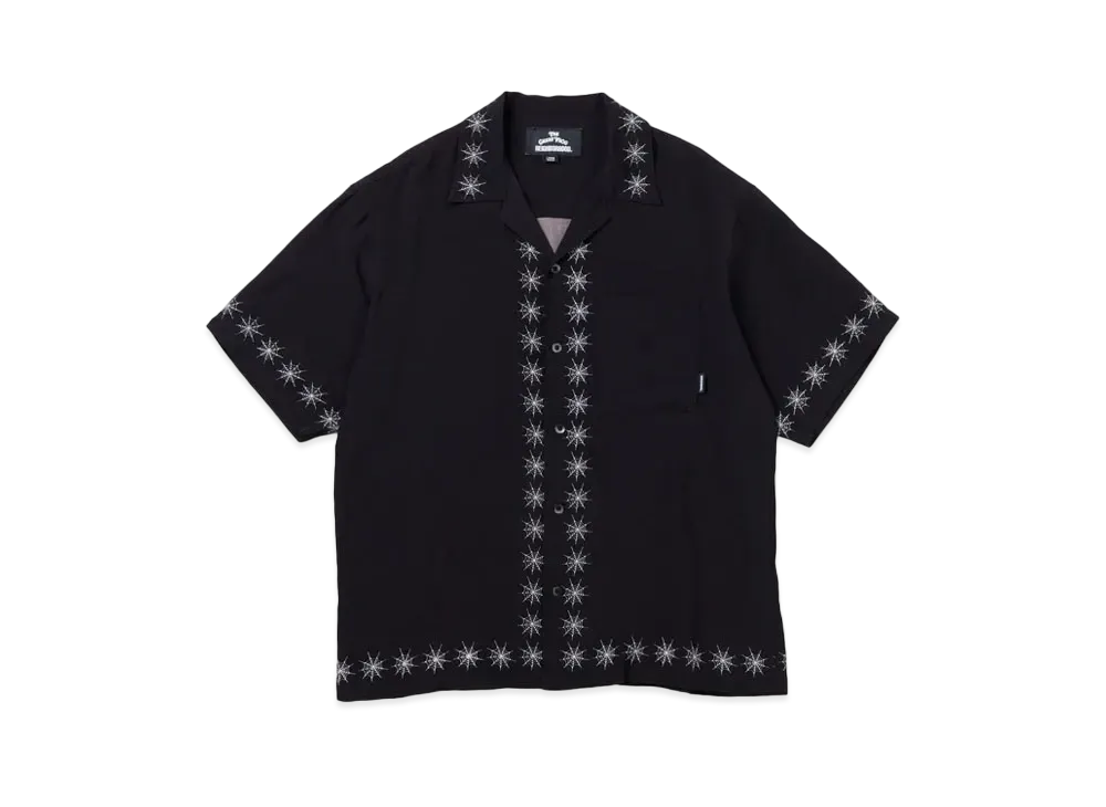 NEIGHBORHOOD NH x The Great Frog Spiderweb Hawaiian Shirt SS "Black"