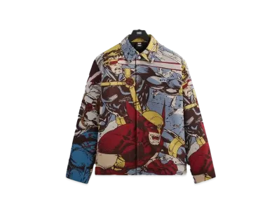 Kith x Marvel X-Men Tapestry Coaches Jacket "Black"