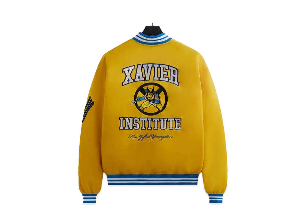 Kith x Marvel X-Men Wolverine Satin Bomber Jacket "Power"