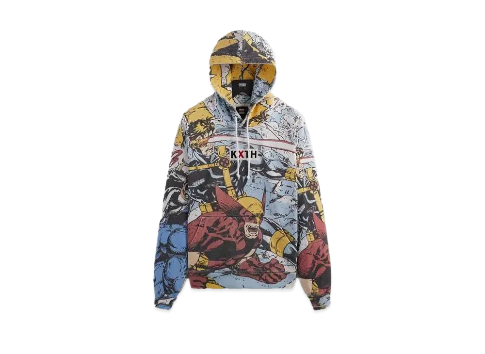 Marvel | Kith for X-Men Battle Hoodie "White"
