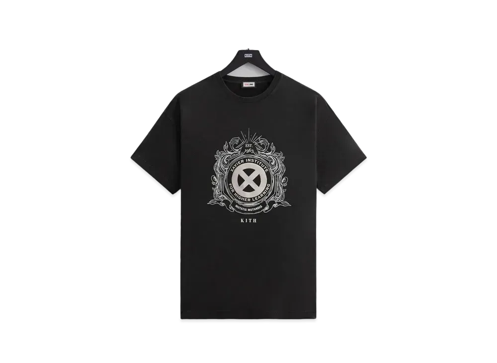 Kith x Marvel X-Men Xavier Institute Vintage Tee "Black"