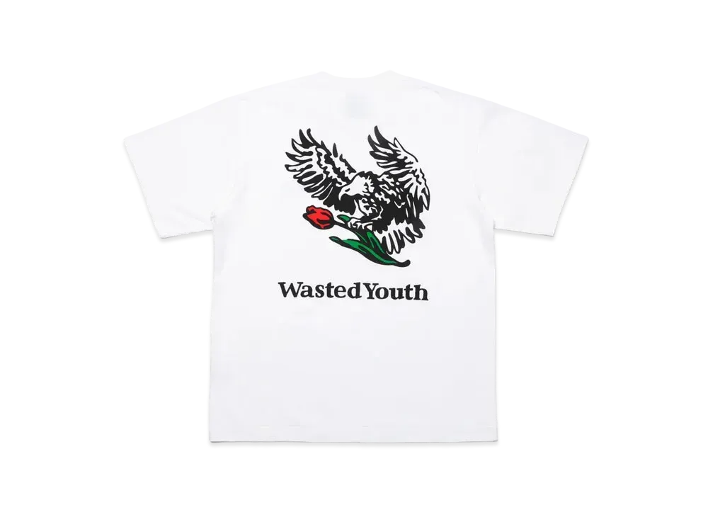 Wasted Youth T-Shirt#6 "White" / VERDY