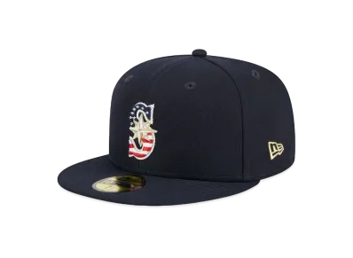 NEW ERA 5950 MLB July4 23 NVY JP Seattle Mariners "Navy"