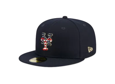 NEW ERA 5950 MLB July4 23 NVY JP New York Mets "Navy"
