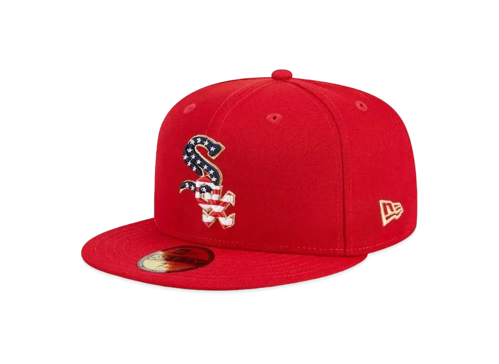 NEW ERA 5950 MLB July4 23 SCA JP Chicago White Sox "Red"