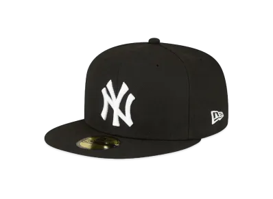NEW ERA 5950 SIDEPATCHBW 12837 NEYYAN W00 BLK JP "Black"