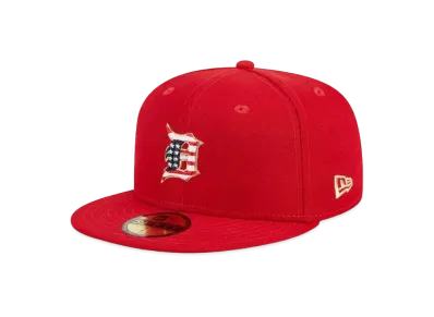 NEW ERA 5950 MLB July4 23 SCA JP Detroit Tigers "Red"