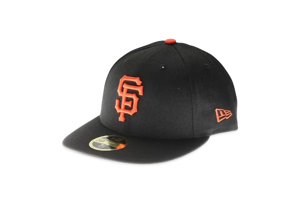 NEW ERA Giants Authentic Low Profile Cap Game "Black"