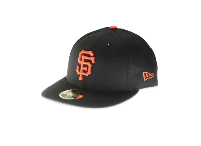 NEW ERA Giants Authentic Low Profile Cap Game "Black"