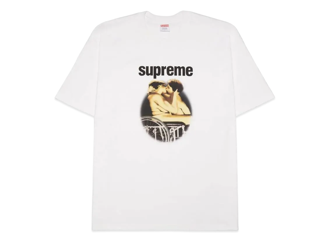 シュプリーム キス Tシャツ "ホワイト"