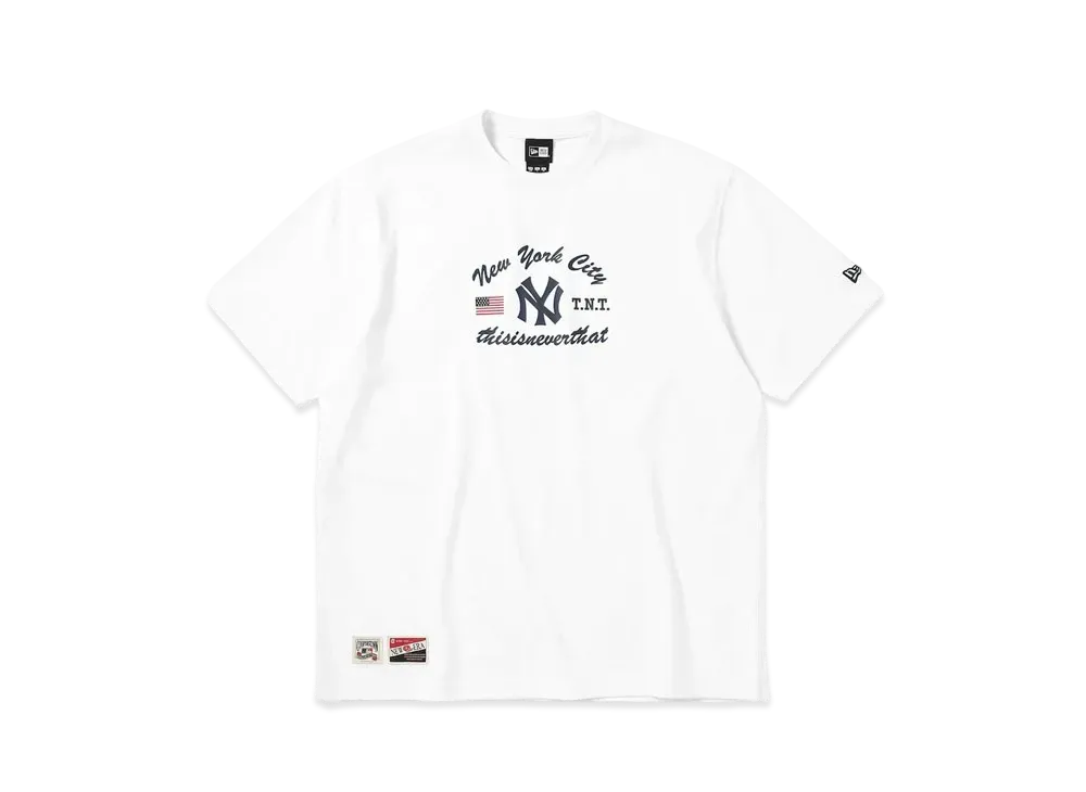 NEW ERA x thisisneverthat x MLB Logo Print T-shirt "White"