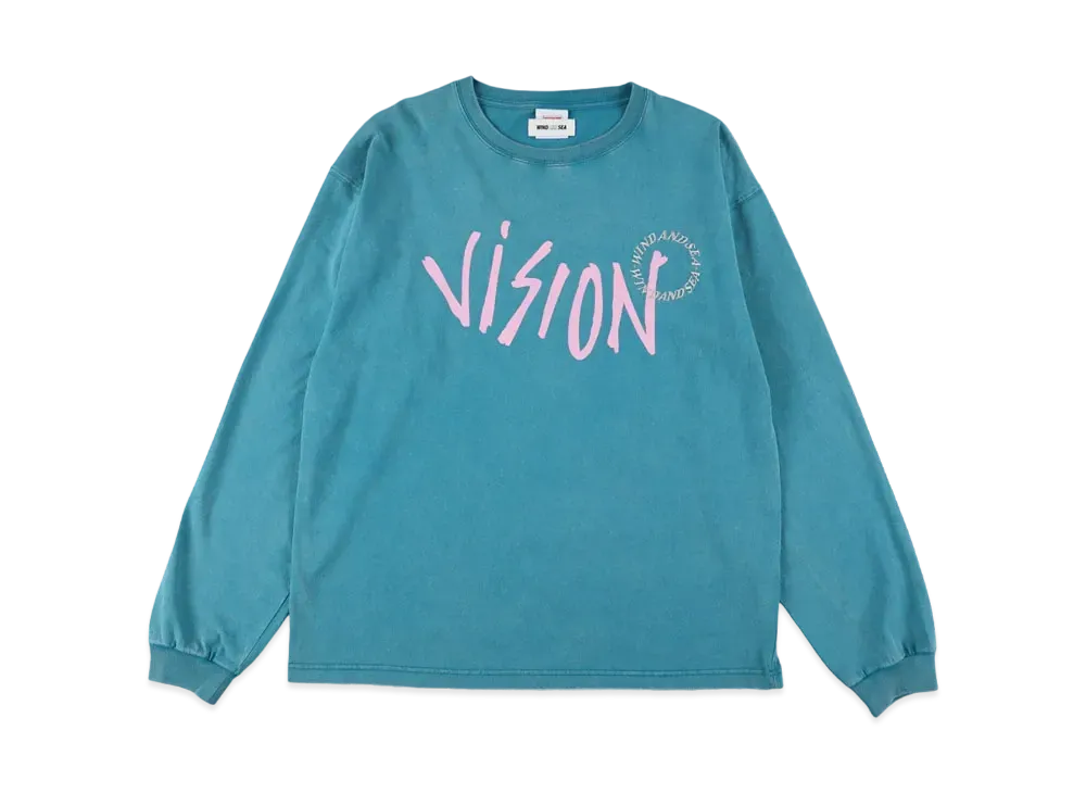 WIND AND SEA x VISION L/S Tee "Blue"