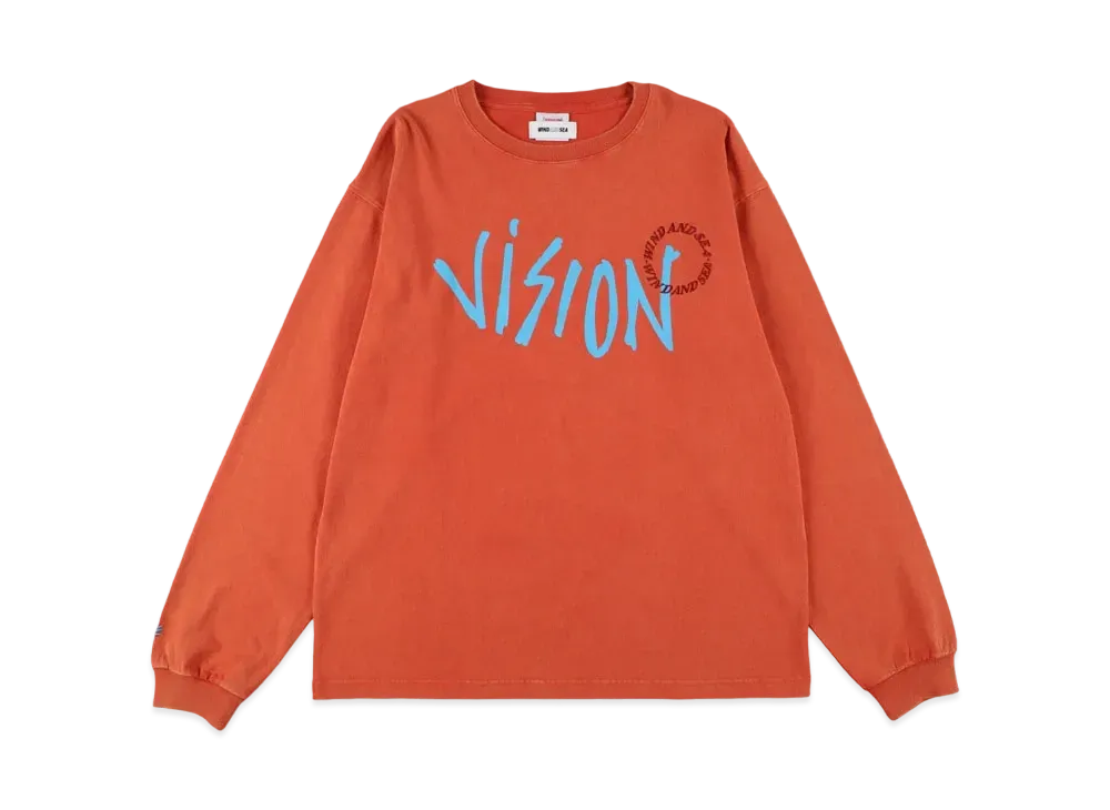 WIND AND SEA x VISION L/S Tee "Orange"