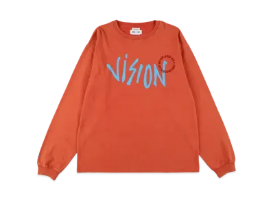WIND AND SEA x VISION L/S Tee "Orange"