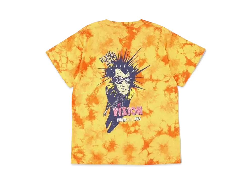 WIND AND SEA x VISION Tiedye S/S Tee "Orange"