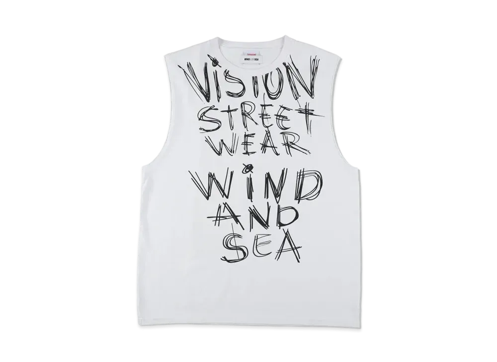 WIND AND SEA x VISION N/S Tee "White"